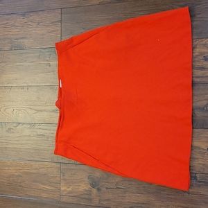 Cabi red orange sz 14 skirt